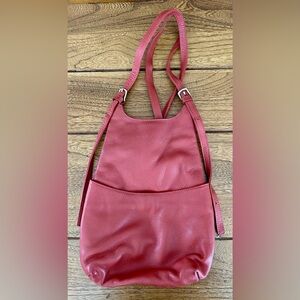 JP Ourse & Cie kangaroo leather backpack, color is curry